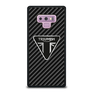 Triumph Motorcycle Carbon Logo Samsung Galaxy Note 9 Case Cover Triumph Motorcycle Carbon Logo Samsung Galaxy Note 9 Case Cover