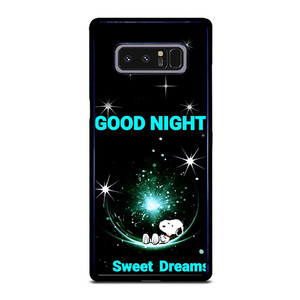 Snoopy Sweet Dreams Good Night Samsung Galaxy Note 8 Case Cover Snoopy Sweet Dreams Good Night Samsung Galaxy Note 8 Case Cover