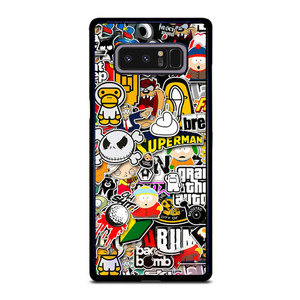 Sticker Bomb Collage Samsung Galaxy Note 8 Case Cover Sticker Bomb Collage Samsung Galaxy Note 8 Case Cover