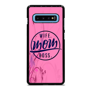 SHORT QUOTE WIFE MOM BOSS Samsung Galaxy S10 Plus Case Cover SHORT QUOTE WIFE MOM BOSS Samsung Galaxy S10 Plus Case Cover