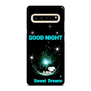 Snoopy Sweet Dreams Good Night Samsung Galaxy S10 5G Case Cover Snoopy Sweet Dreams Good Night Samsung Galaxy S10 5G Case Cover