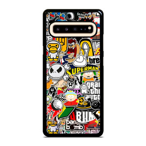 Sticker Bomb Collage Samsung Galaxy S10 5G Case Cover Sticker Bomb Collage Samsung Galaxy S10 5G Case Cover