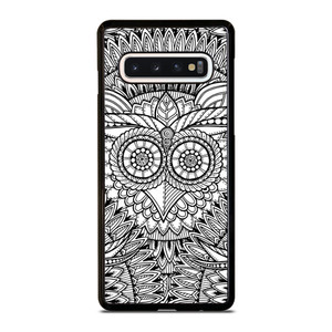 NEW AZTEC OWL MANDALA Samsung Galaxy S10 Case Cover NEW AZTEC OWL MANDALA Samsung Galaxy S10 Case Cover