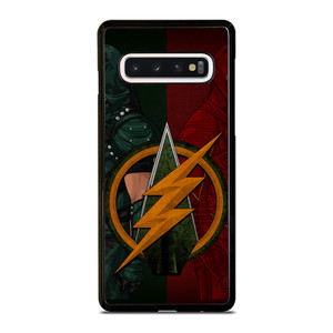 THE FLASH GREEN ARROW Samsung Galaxy S10 Case Cover THE FLASH GREEN ARROW Samsung Galaxy S10 Case Cover