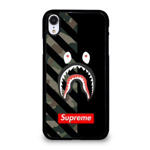 CAMO BAPE SHARK SUPR iPhone XR Case Cover CAMO BAPE SHARK SUPR iPhone XR Case Cover