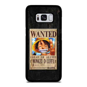 One Piece Luffy Wanted Samsung Galaxy S8 Case Cover One Piece Luffy Wanted Samsung Galaxy S8 Case Cover