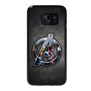 Marvel Avengers Icon Logo Samsung Galaxy S7 Edge Case Cover Marvel Avengers Icon Logo Samsung Galaxy S7 Edge Case Cover