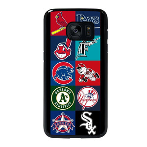 MLB Team Logo 2 Samsung Galaxy S7 Edge Case Cover MLB Team Logo 2 Samsung Galaxy S7 Edge Case Cover