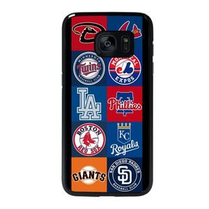 MLB Team Logo 4 Samsung Galaxy S7 Edge Case Cover MLB Team Logo 4 Samsung Galaxy S7 Edge Case Cover