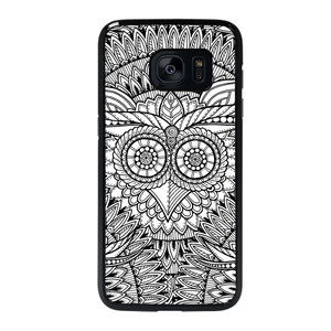 NEW AZTEC OWL MANDALA Samsung Galaxy S7 Edge Case Cover NEW AZTEC OWL MANDALA Samsung Galaxy S7 Edge Case Cover