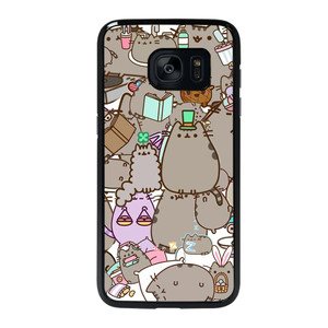 Pusheen Cartoon Collage Samsung Galaxy S7 Edge Case Cover Pusheen Cartoon Collage Samsung Galaxy S7 Edge Case Cover
