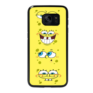 SPONGEBOB EXPRESSIONS Samsung Galaxy S7 Edge Case Cover SPONGEBOB EXPRESSIONS Samsung Galaxy S7 Edge Case Cover