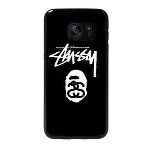 STUSSY BLACK Samsung Galaxy S7 Edge Case Cover STUSSY BLACK Samsung Galaxy S7 Edge Case Cover