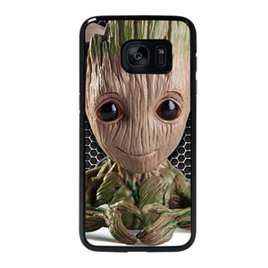 Super Cute Baby Groot Samsung Galaxy S7 Edge Case Cover Super Cute Baby Groot Samsung Galaxy S7 Edge Case Cover