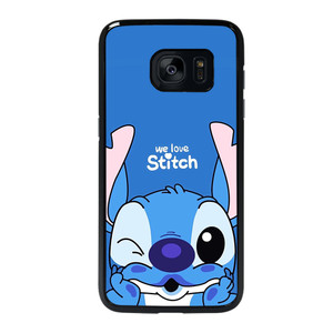The Cute Stitch Cartoon Galaxy Samsung Galaxy S7 Edge Case Cover The Cute Stitch Cartoon Galaxy Samsung Galaxy S7 Edge Case Cover