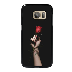Red Rose Flower Hand Samsung Galaxy S7 Case Cover Red Rose Flower Hand Samsung Galaxy S7 Case Cover