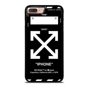 Off White Black Wall iPhone 7 Plus / 8 Plus Case Cover Off White Black Wall iPhone 7 Plus / 8 Plus Case Cover