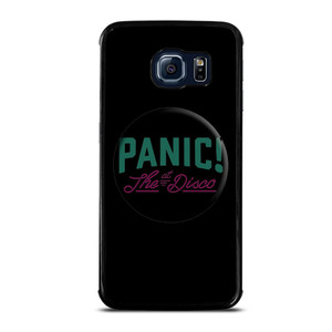 PANIC AT THE DISCO LOGO BUTTON Samsung Galaxy S6 Edge Case Cover PANIC AT THE DISCO LOGO BUTTON Samsung Galaxy S6 Edge Case Cover