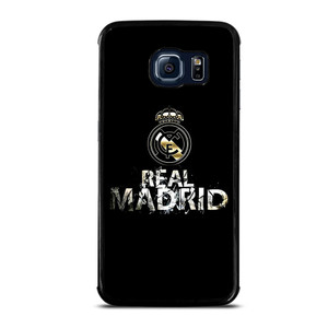REAL MADRID ELEGAN LOGO Samsung Galaxy S6 Edge Case Cover REAL MADRID ELEGAN LOGO Samsung Galaxy S6 Edge Case Cover