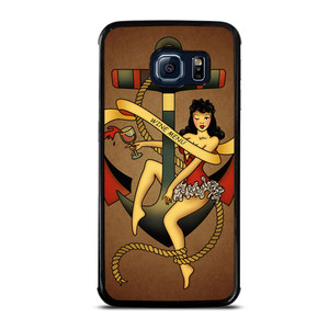 SAILOR JERRY WINE MENU Samsung Galaxy S6 Edge Case Cover SAILOR JERRY WINE MENU Samsung Galaxy S6 Edge Case Cover