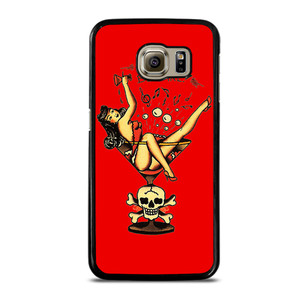 SAILOR JERRY BEWARE Samsung Galaxy S6 Case Cover SAILOR JERRY BEWARE Samsung Galaxy S6 Case Cover