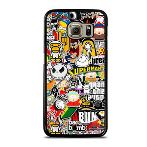 Sticker Bomb Collage Samsung Galaxy S6 Case Cover Sticker Bomb Collage Samsung Galaxy S6 Case Cover