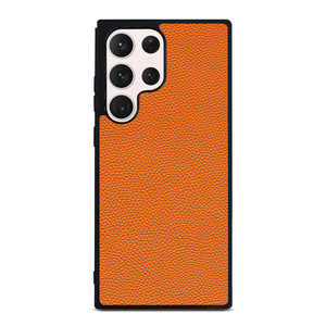 Orange Leather Image Samsung Galaxy S23 Ultra Case Cover Orange Leather Image Samsung Galaxy S23 Ultra Case Cover