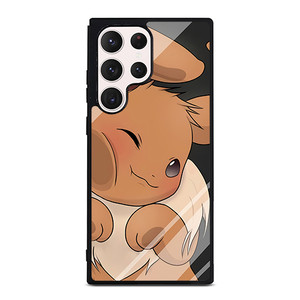 Pokemon Eevee Cute Face Samsung Galaxy S23 Ultra Case Cover Pokemon Eevee Cute Face Samsung Galaxy S23 Ultra Case Cover