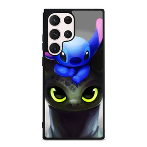 Toothless And Stitch Paint Samsung Galaxy S23 Ultra Case Cover Toothless And Stitch Paint Samsung Galaxy S23 Ultra Case Cover