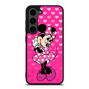 Minnie Mouse In Pink Heart Samsung Galaxy S23 Plus Case Cover Minnie Mouse In Pink Heart Samsung Galaxy S23 Plus Case Cover