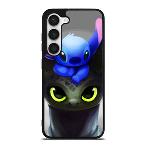 Toothless And Stitch Paint Samsung Galaxy S23 Case Cover Toothless And Stitch Paint Samsung Galaxy S23 Case Cover