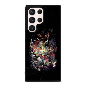 Black Zombie Alice In Wonderland Samsung Galaxy S23 Ultra Case Cover Black Zombie Alice In Wonderland Samsung Galaxy S23 Ultra Case Cover