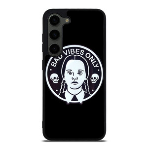 BAD VIBES ONLY WEDNESDAY ADDAMS Samsung Galaxy S23 Plus Case Cover BAD VIBES ONLY WEDNESDAY ADDAMS Samsung Galaxy S23 Plus Case Cover