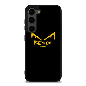 FENDI ROMA EYES IN BLACK Samsung Galaxy S23 Plus Case Cover FENDI ROMA EYES IN BLACK Samsung Galaxy S23 Plus Case Cover