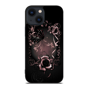 Gothic Rose Flower iPhone 14 Plus Case Cover Gothic Rose Flower iPhone 14 Plus Case Cover