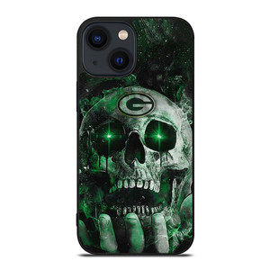 Green Bay Skull On Hand iPhone 14 Plus Case Cover Green Bay Skull On Hand iPhone 14 Plus Case Cover