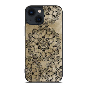 HENNA MANDALA DESIGN iPhone 14 Plus Case Cover HENNA MANDALA DESIGN iPhone 14 Plus Case Cover