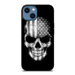 AMERICAN FLAG PUNISHER SKUL iPhone 14 Case Cover AMERICAN FLAG PUNISHER SKUL iPhone 14 Case Cover
