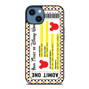 Custom Personalized Disney Ticket iPhone 14 Case Cover Custom Personalized Disney Ticket iPhone 14 Case Cover