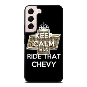 KEEP CALM AND RIDE THAT CHEVY Samsung Galaxy S22 Plus 5G Case Cover KEEP CALM AND RIDE THAT CHEVY Samsung Galaxy S22 Plus 5G Case Cover