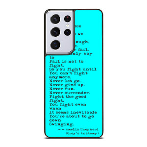 GREY'S ANATOMY QUOTES Samsung Galaxy S21 Ultra 5G Case Cover GREY'S ANATOMY QUOTES Samsung Galaxy S21 Ultra 5G Case Cover
