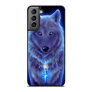 Blue Eye Gray Fantasy Wolf Samsung Galaxy S21 Plus 5G Case Cover Blue Eye Gray Fantasy Wolf Samsung Galaxy S21 Plus 5G Case Cover