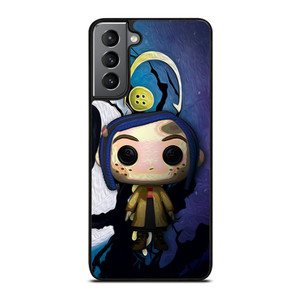 Cartoon Coraline Posterize Samsung Galaxy S21 Plus 5G Case Cover Cartoon Coraline Posterize Samsung Galaxy S21 Plus 5G Case Cover