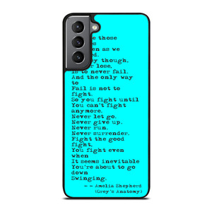 GREY'S ANATOMY QUOTES Samsung Galaxy S21 Plus 5G Case Cover GREY'S ANATOMY QUOTES Samsung Galaxy S21 Plus 5G Case Cover