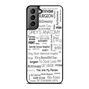 GREY'S ANATOMY STORY Samsung Galaxy S21 Plus 5G Case Cover GREY'S ANATOMY STORY Samsung Galaxy S21 Plus 5G Case Cover