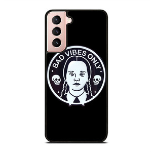 BAD VIBES ONLY WEDNESDAY ADDAMS Samsung Galaxy S21 5G Case Cover BAD VIBES ONLY WEDNESDAY ADDAMS Samsung Galaxy S21 5G Case Cover