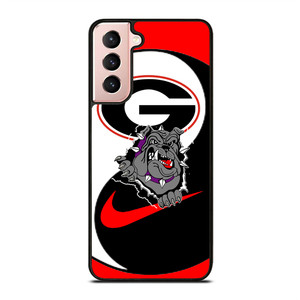 GEORGIA BULLDOGS YIN AND YANG Samsung Galaxy S21 5G Case Cover GEORGIA BULLDOGS YIN AND YANG Samsung Galaxy S21 5G Case Cover