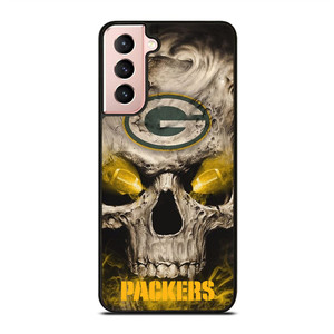 Green Bay Packers Skull Samsung Galaxy S21 5G Case Cover Green Bay Packers Skull Samsung Galaxy S21 5G Case Cover