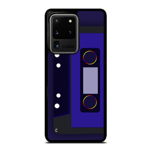 Blue Retro Cassette Tape Samsung Galaxy S20 Ultra 5G Case Cover Blue Retro Cassette Tape Samsung Galaxy S20 Ultra 5G Case Cover