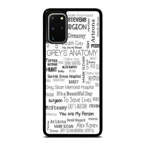 GREY'S ANATOMY STORY Samsung Galaxy S20 Plus 5G Case Cover GREY'S ANATOMY STORY Samsung Galaxy S20 Plus 5G Case Cover